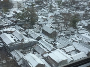 Maxian Hutong behind my hotel at Chongwenmen, after an overnight snowfall in November 2016